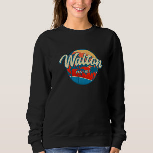 Walton Florida Summer Fl Tropical Us Cities Beach Sweatshirt