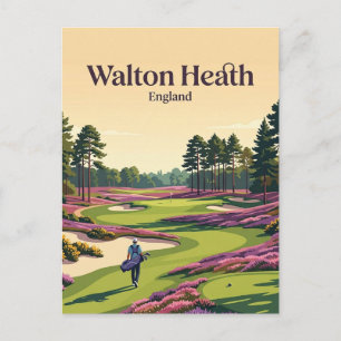 Walton Heath Golf Club England Postcard