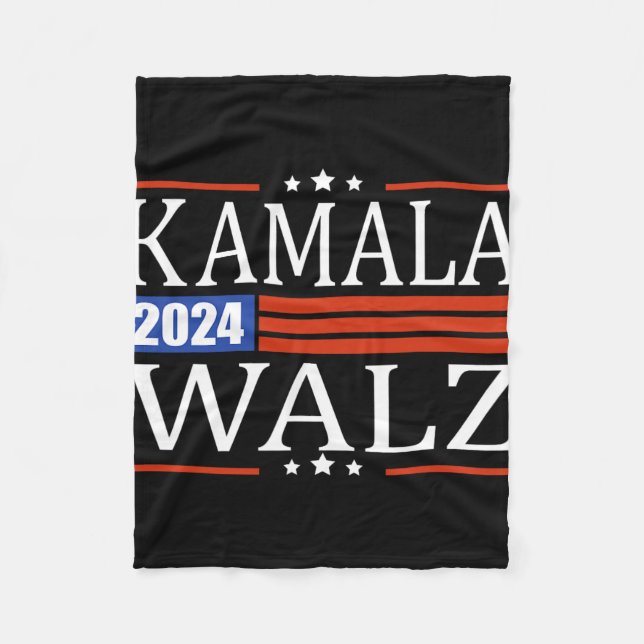 Waltz 2024 9  fleece blanket (Front)