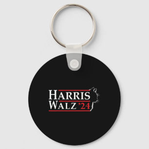 Waltz 2024 Election Cat Lady Kamala Harris Tim Wal Key Ring