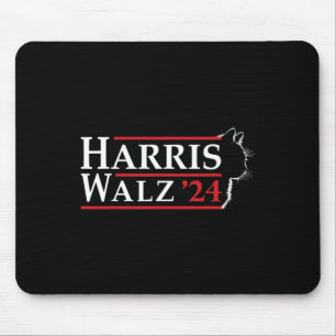 Waltz 2024 Election Cat Lady Kamala Harris Tim Wal Mouse Mat