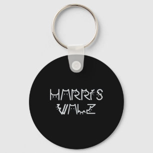 Waltz 2024 Election Funny Cat Kamala Harris Tim Wa Key Ring