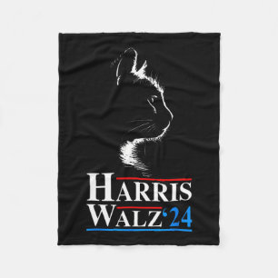 Waltz 2024 Election Kamala Harris Tim Waltz 2024 1 Fleece Blanket