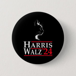 Waltz 2024 Election Kamala Harris Tim Waltz 2024 3 6 Cm Round Badge