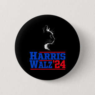 Waltz 2024 Election Kamala Harris Tim Waltz 2024 4 6 Cm Round Badge