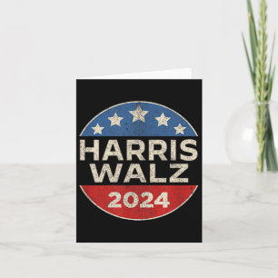 Waltz 2024 Election Kamala Harris Tim Waltz 2024 5 Card