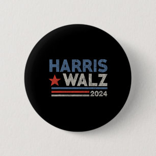 Waltz 2024 Election Kamala Harris Tim Waltz 6 Cm Round Badge