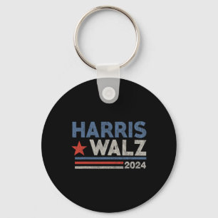 Waltz 2024 Election Kamala Harris Tim Waltz  Key Ring