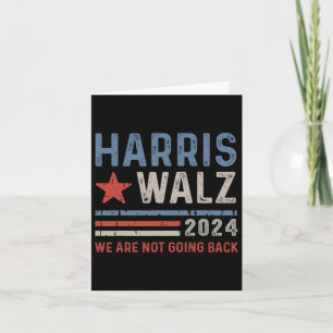 Waltz 2024 Election Kamala Harris Tim Waltz Vintag Card