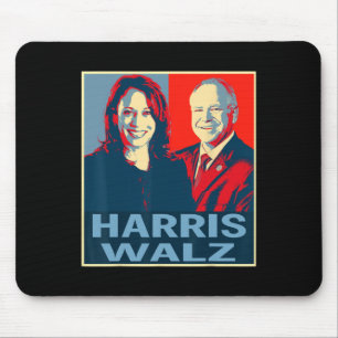 Waltz 2024 Election President Kamala Harris Tim Wa Mouse Mat