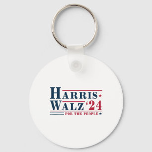 Waltz 2024 For The People Kamala Harris Tim Waltz Key Ring
