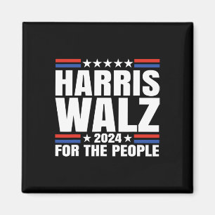 Waltz 2024 For The People Kamala Harris Tim Waltz Magnet