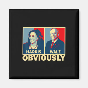 Waltz 2024 Obviously Tim Walz Kamala Harris 2024  Magnet