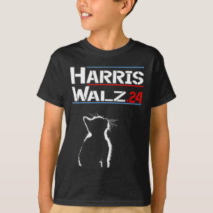 Waltz 2024 Walz President America Election Cat T-Shirt