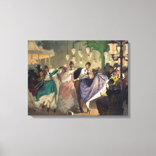 Waltz at the Bal Mabille Canvas Print