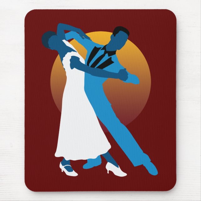 Waltz Dancing Lovers Mouse Mat (Front)