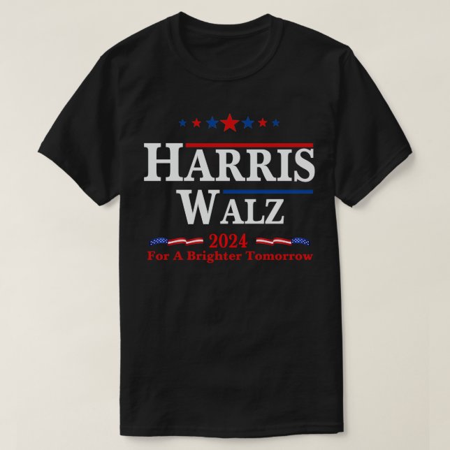 Waltz for A Brighter Tomorrow Kamala Waltz TShirt  (Design Front)