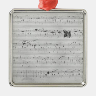 Waltz in F minor Metal Tree Decoration