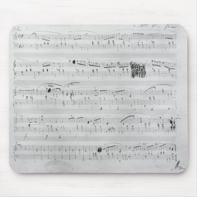 Waltz in F minor Mouse Mat (Front)