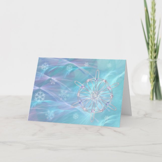 Waltz of the Snowflakes Christmas Card (Front)