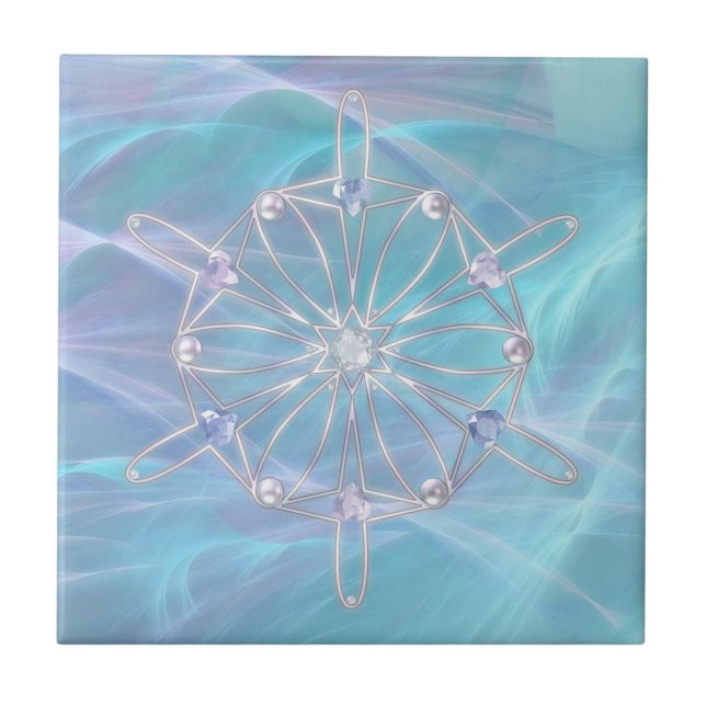 Waltz of the Snowflakes Decorative Tile (Front)