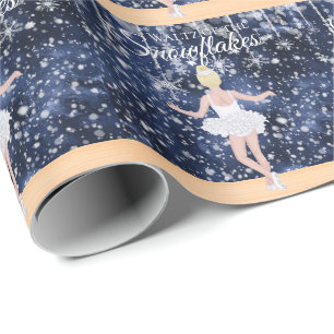 Waltz of the Snowflakes the Nutcracker Ballet Wrapping Paper