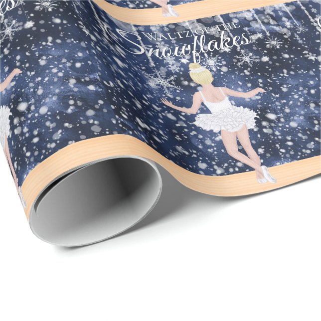 Waltz of the Snowflakes the Nutcracker Ballet Wrapping Paper (Roll Corner)
