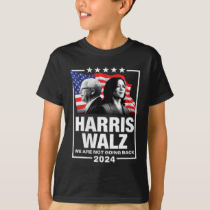 Waltz We Are Not Going Back Kamala Harris 2024 1 T-Shirt