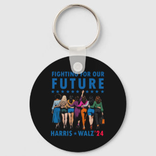 Waltz Wheimer 2024 Future Button Election Women Gi Key Ring