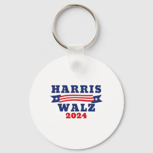 Walz 2024 American Flag Kamala Harris Tim Waltz 20 Key Ring