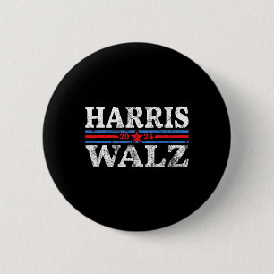 Walz 2024 Election Kamala Harris Tim Waltz 2024 20 6 Cm Round Badge