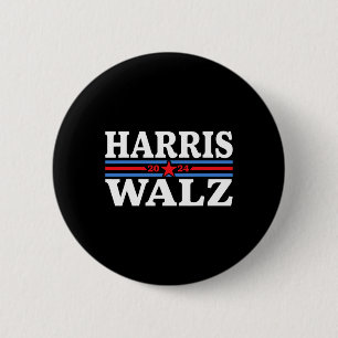 Walz 2024 Election Kamala Harris Tim Waltz 2024 9  6 Cm Round Badge