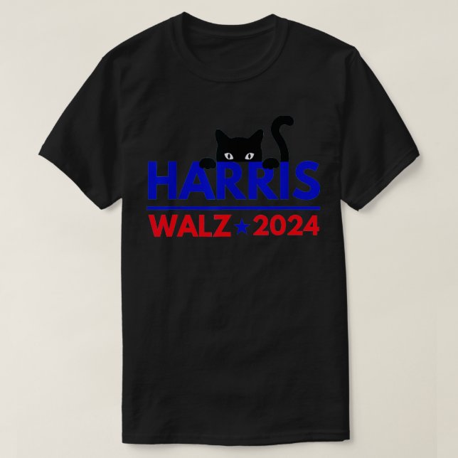 walz 2024 Hat T-Shirt (Design Front)