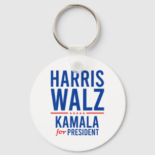 Walz 2024 Kamala Harris For President Tim Walz  Key Ring