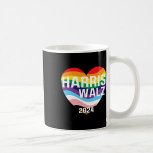 Walz 2024 Lgbtq Gay Pride Rainbow Kamala Harris 1 Coffee Mug