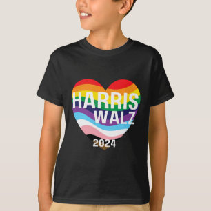 Walz 2024 Lgbtq Gay Pride Rainbow Kamala Harris 1 T-Shirt