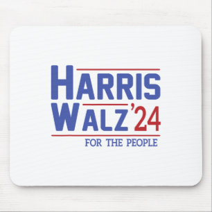 Walz 2024 President American Flag Kamala Harris Wa Mouse Mat