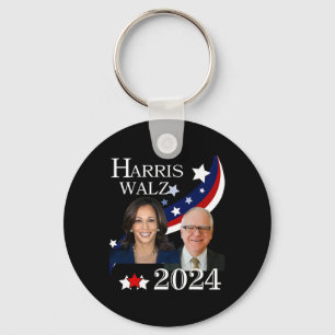 Walz 2024 Presidential Election Campaign Kamala Key Ring