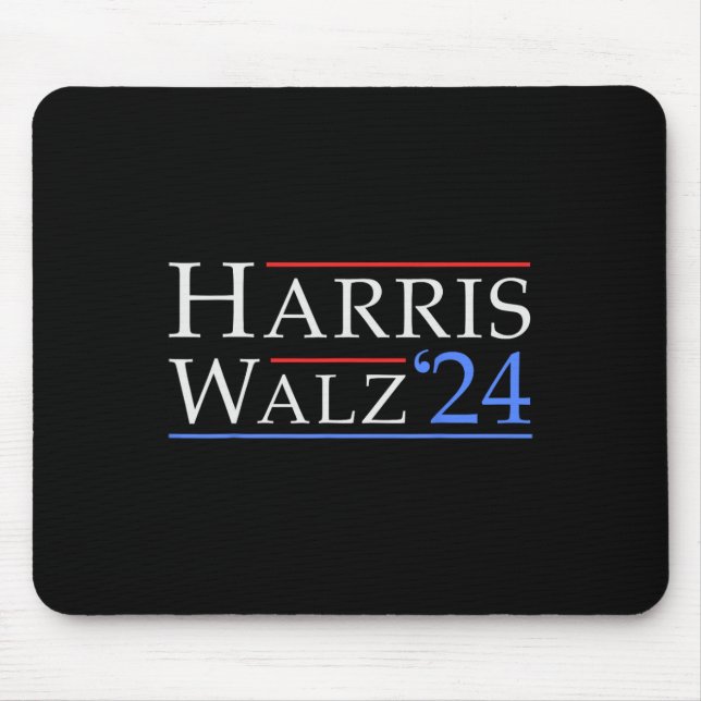 Walz 2024 Save Democracy 2024 Election Funny Harri Mouse Mat (Front)