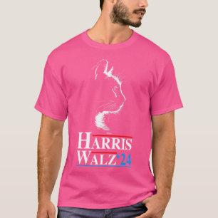 Walz 2024 Vice Funny Cat Kamala Tim Walz Waltz 20 T-Shirt