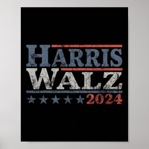 Walz 24 Election Kamala Harris Tim Waltz 24 3  Poster