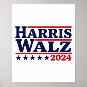 Walz 24 Election Kamala Harris Tim Waltz 24 4  Poster