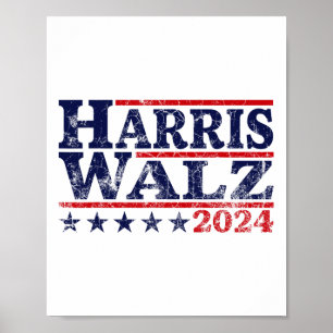 Walz 24 Election Kamala Harris Tim Waltz 24  Poster