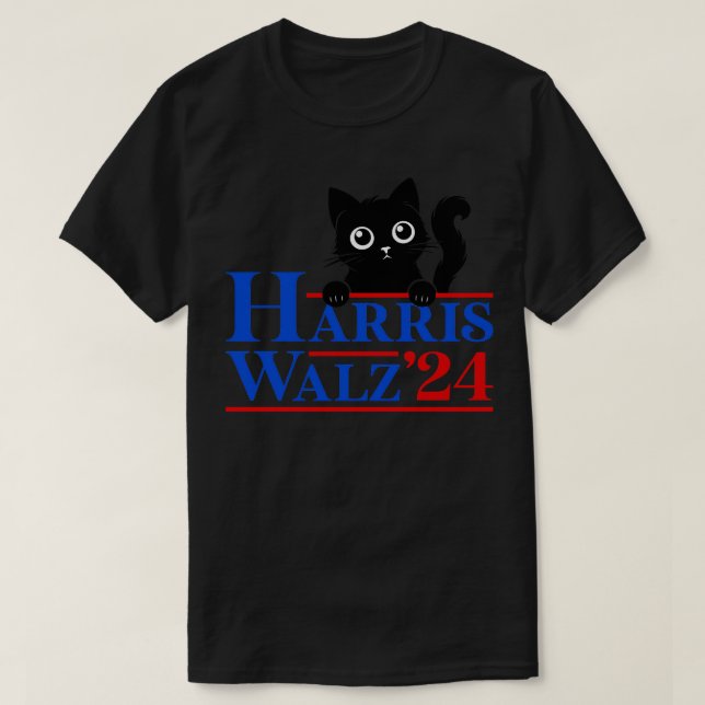 Walz Cat Lady TShirt (Design Front)