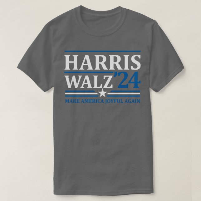 Walz Joyful Again 2024 Campaign Souvenir TShirt 2 (Design Front)