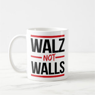 Walz NOT Walls Coffee Mug