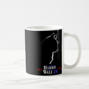 Walz Shirt Cat Ladies For Harris Kamala Walz Shirt Coffee Mug