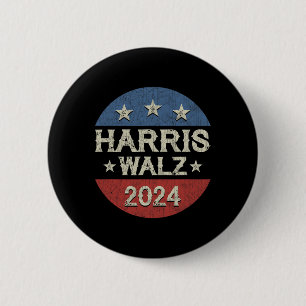 WAlzheimer 2024 Election Kamala Harris Tim W 2024 6 Cm Round Badge