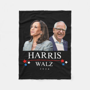 WAlzheimer 2024 President Election Kamala Harris T Fleece Blanket
