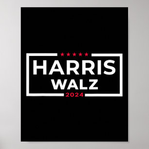 WAlzheimer 2024 Tim W Kamala Harris Usa Election A Poster